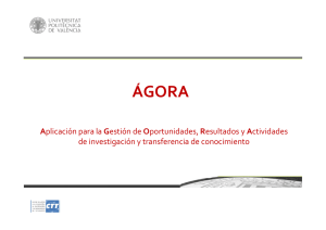 Presentación de lanzamiento de ÁGORA.