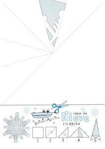 Copos de nieve.craft - Manualidades Infantiles