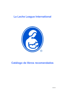 La Leche League International Catálogo de libros recomendados