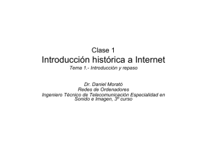 Introducción histórica a Internet