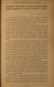 Recordando al señor General de División Don Emilio Delgado,