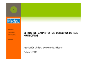 el rol de garantes de derechos de los municipios