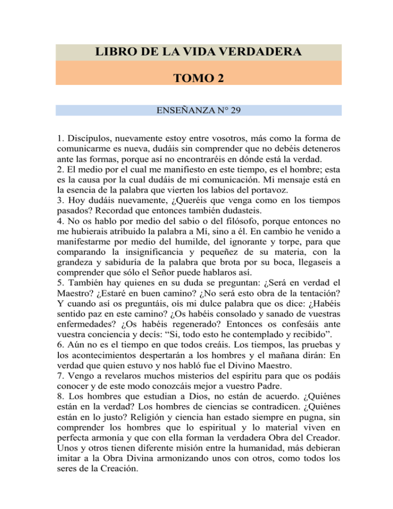 libro de la vida verdadera tomo 2 libro de la vida verdadera tomo 2