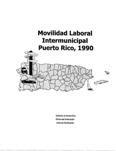 Movilidad Laboral Intermunicipal Puerto Rico