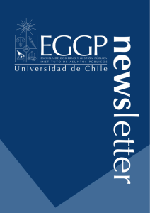 Newsletter-01 - Escuela de Gobierno y Gestión Pública