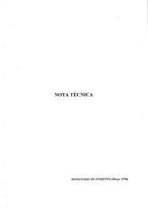 Nota técnica - Ministerio de Fomento