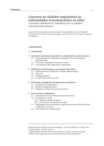 Consenso de cuidados respiratorios en enfermedades