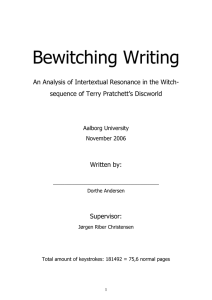 Bewitching Writing - The L