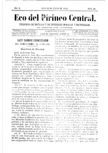 periódico de noticias y de intereses morales y materiales.