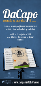 Flyer - DaCapo · Escuela de Cuerdas