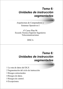 Unidades de instrucción segmentadas