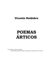 Vicente Huidobro - Poemas Árticos (poemas, Madrid 1918)