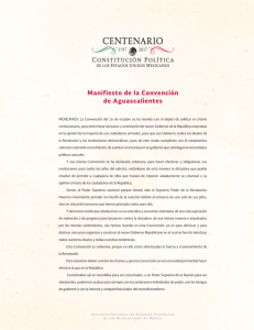 Manifiesto de la Convención de Aguascalientes