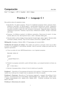 Computación Práctica 7 — Lenguaje C I
