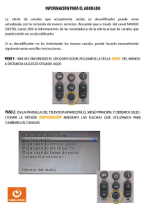 información para el abonado