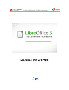 manual de writer