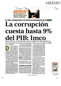 La corrupción