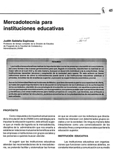 Mercadotecnia para - E-journal