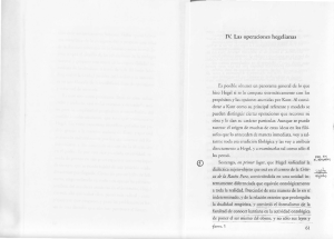“Sobre Hegel”. IV. “Las operaciones hegelianas”.