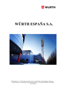 Consulta el Dossier de Prensa de Würth España