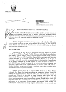 SENTENCIA DEL TRIBUNAL CONSTITUCIONAL En Trujillo, a los