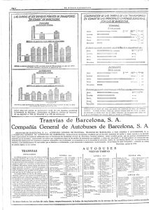 Tranvías de Barcelona, SA Compañía General