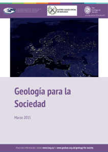 Geología para la Sociedad - Ilustre Colegio Oficial de GEOLOGOS