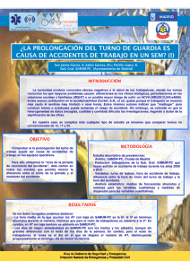 ¿La prolongación del turno de guardia es causa de accidentes de