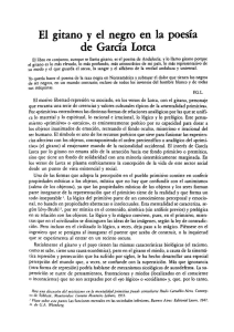 pdf El gitano y el negro en la poesía de García Lorca / José Ortega