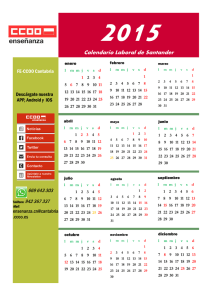 Calendario Laboral de Santander