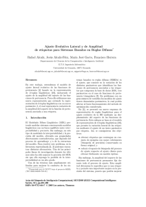 Ajuste Evolutivo Lateral y de Amplitud de etiquetas para Sistemas