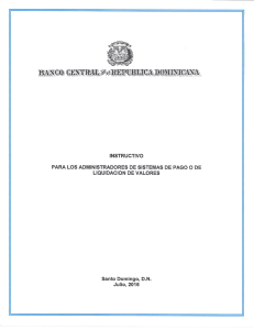 Instructivo para los Administradores de Sistemas de Pago o de