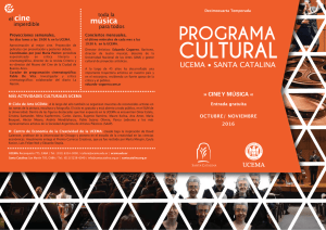 Calendario Programa Cultural