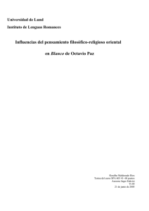 ¿ Que influencia hay de pensamiento filosófico