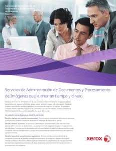 Servicios de Administración de Documentos y Procesamiento de