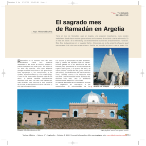 El sagrado mes de Ramadán en Argelia