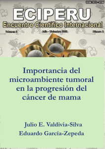 Importancia del microambiente tumoral en la progresión del cáncer