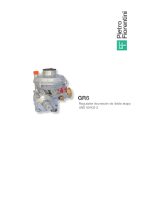 Regulador de presión de doble etapa UNE 60402-2