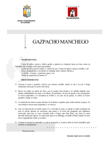 Receta del Gazpacho Manchegopopular!