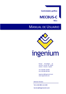 Manual de Usuario - ingenium > ingeniería y domótica