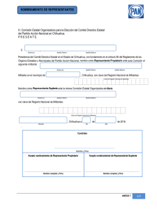 NOMBRAMIENTO DE REPRESENTANTES REPRESENTANTES