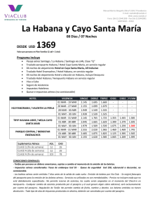 La Habana y Cayo Santa María