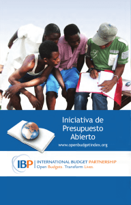 Iniciativa de Presupuesto Abierto - International Budget Partnership