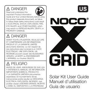 XGS4AUTO Portable Solar Kit User Guide