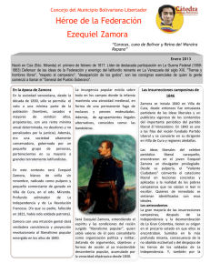 "Ezequiel Zamora Héroe de la Federación" en PDF