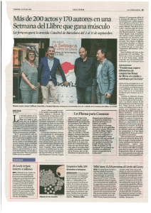 Page 1 VIERNES, 22 JULIO 2016 C. U 1 UR A LAVANGUARDIA 37