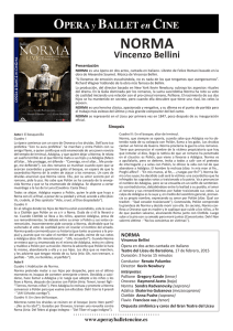 Vincenzo Bellini - Ópera y Ballet en Cine