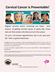 Cervical Cancer is Preventable!