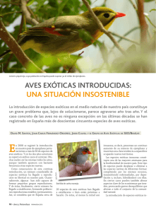 2010 – aves exóticas introducidas: una situación insostenible