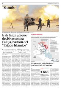 Irak lanza ataque decisivo contra Faluja, bastión del